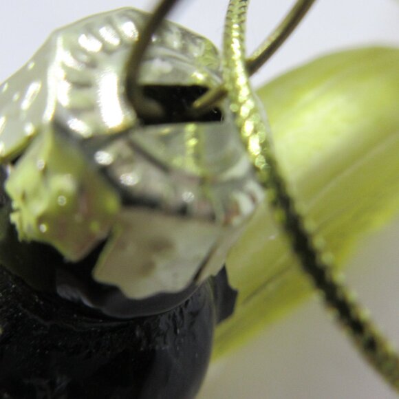 Bumble Bee Glass Christmas Ornament Boston International 3" Black Yellow - Picture 9 of 10